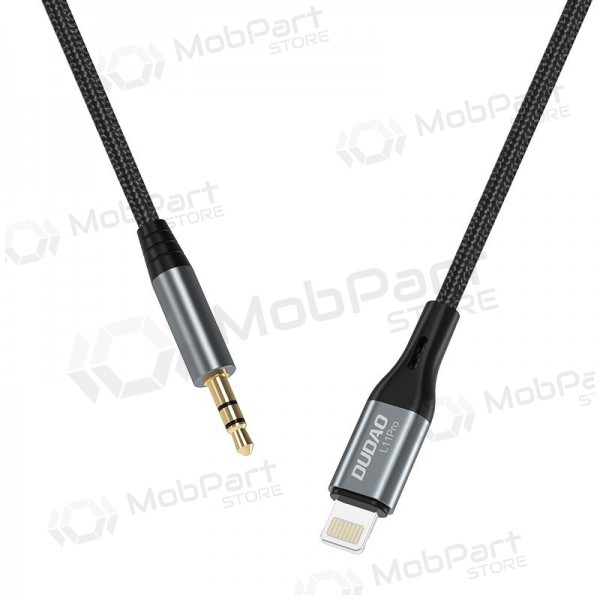 Audio cable Dudao L11Pro Lightning to 3.5 mm 1 m black