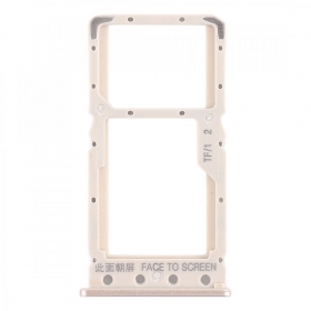 Xiaomi Redmi 6 / 6A SIM card holder (gold)