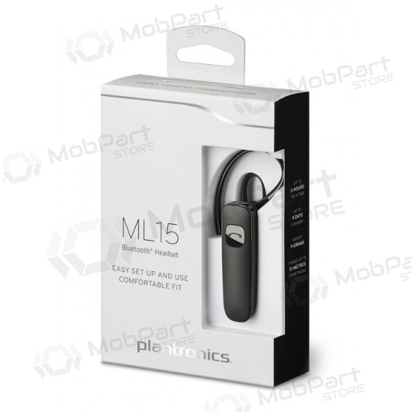 Wireless headset / handsfree Plantronics ML15 (black)