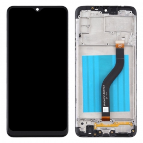 Samsung Galaxy A20s screen (with frame) (original)