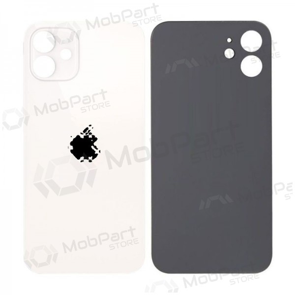 Apple iPhone 12 back / rear cover (white) (bigger hole for camera)