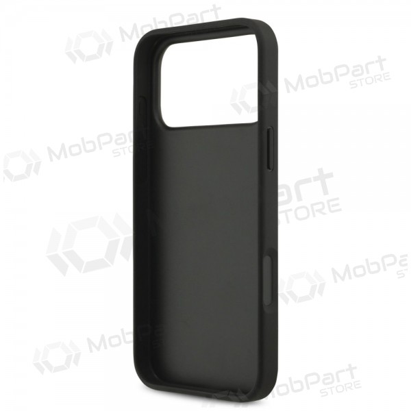 Apple iPhone 17 Pro Max case - Guess PU 4G Metal Logo (grey)