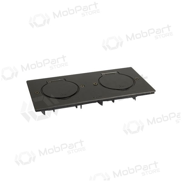 Floor box 4mod. Legrand 089752 (brushed brown steel)