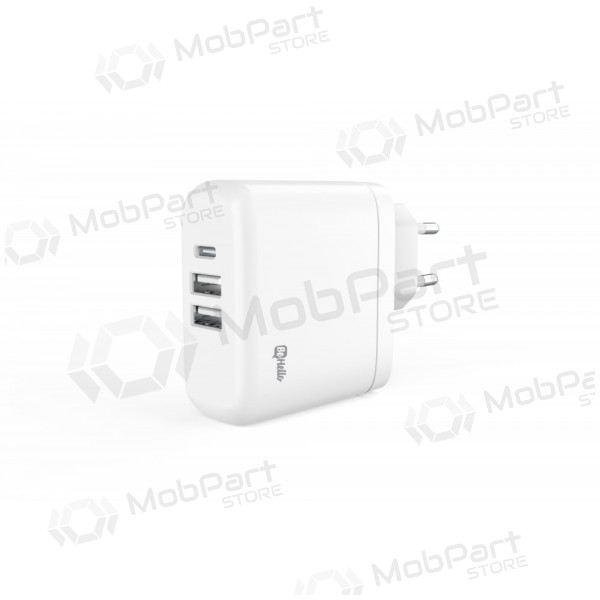 Charger BeHello USB-C 45W PD + 2 USB (white)