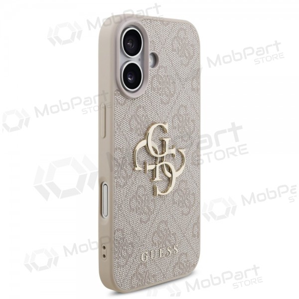 Apple iPhone 17 case - Guess PU 4G Metal Logo (pink)