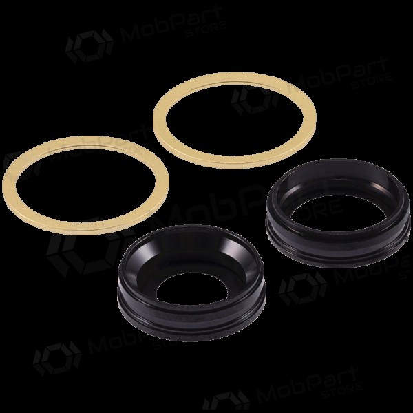 Apple iPhone 11 camera glass / lens (2pcs) (yellow) (with frame)