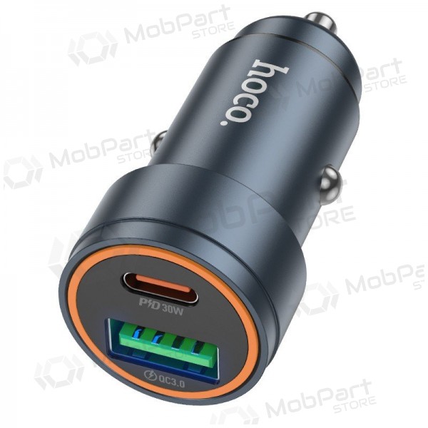 Car phone charger Hoco Z57A 30 W USB-C + USB-A