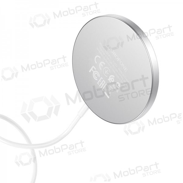 Charger wireless Borofone BQ9 Pro Original Magnetic (10W) (silver)