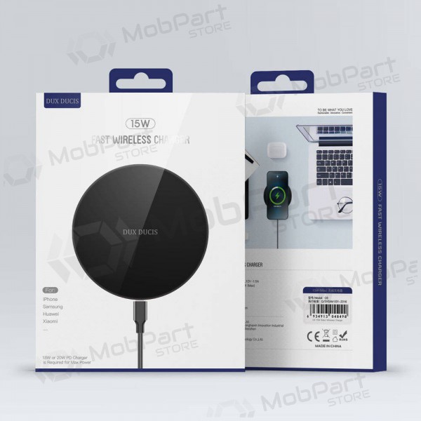 Charger wireless Dux Ducis C6 15W (black)