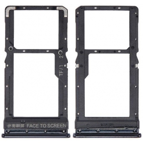 Xiaomi Poco X3, X3 NFC, X3 Pro SIM card holder (black) (original)