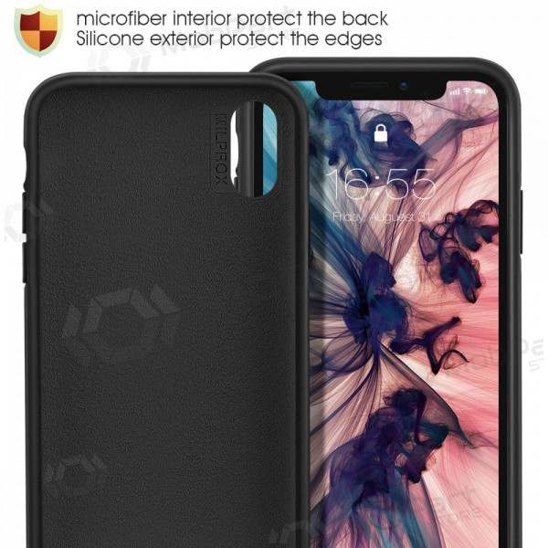 Apple iPhone 12 Pro case - Liquid Silicone - 1.5mm (black)