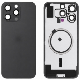 Apple iPhone 16 Pro Max back cover (black) - Premium