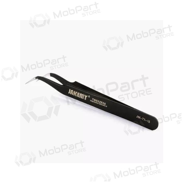 Metal antistatic tweezer Jakemy JM-T7-15