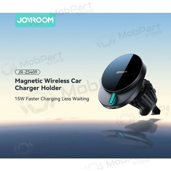 Automobilinis laikiklis-charger Joyroom JR-ZS409 MagSafe 15W black