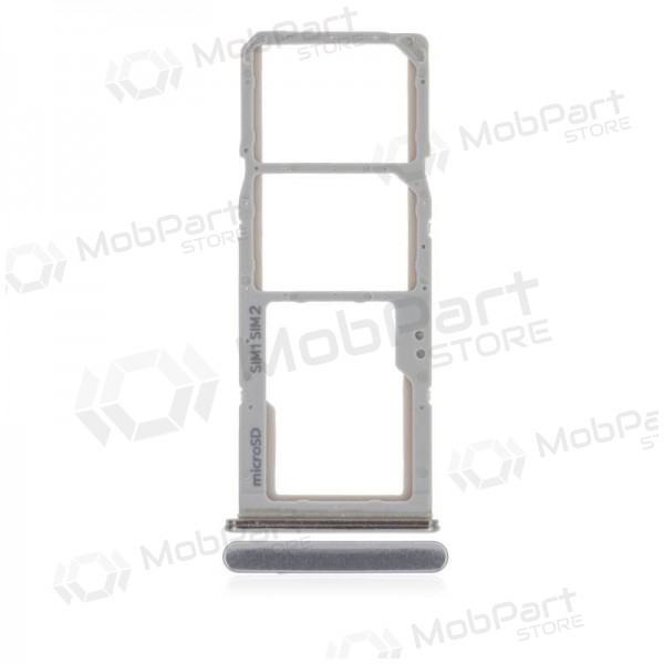 Samsung A705 Galaxy A70 2019 SIM card holder white (silver)