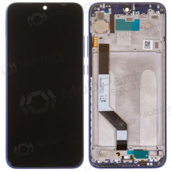 Xiaomi Redmi Note 7 screen (blue) (with frame) (original) Xiaomi Redmi Note 7 screen (blue) (with frame) (original)