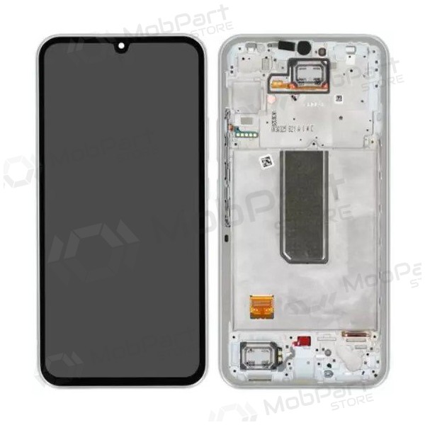 Samsung Galaxy A34 5G screen (silver) (with frame) (original) Samsung Galaxy A34 5G screen (silver) (with frame) (original)