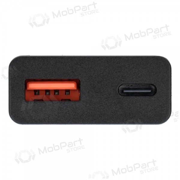 Phone charger Blue Star Slim 25 W GaN USB-C + USB-A black
