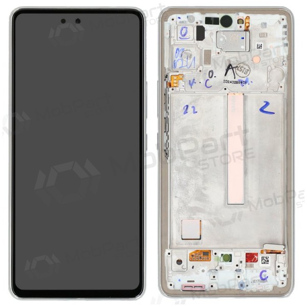 Samsung Galaxy A53 5G screen (white) (with frame) (original) Samsung Galaxy A53 5G screen (white) (with frame) (original)