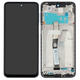 Xiaomi Redmi Note 9 Pro / Note 9S screen (grey) (with frame) (Premium)