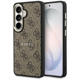 Samsung Galaxy S26 case - Guess PU Leather 4G Gold Frame Magnetic