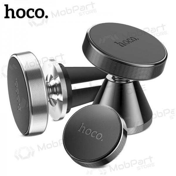 Car phone holder HOCO CA46 (dashboard mounting, magnetic fixing, silver) Car phone holder HOCO CA46 (dashboard mounting, magnetic fixing, silver)