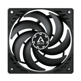 ARCTIC P12 SLIM PWM PST housing fan, 4-pin, 120mm, siauras, black