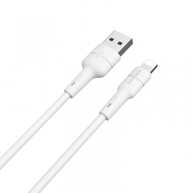 USB cable Borofone BX30 Lightning 1.0m (white)