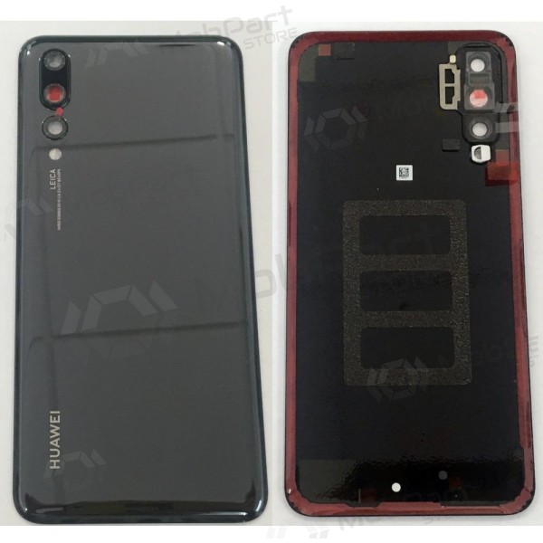 Huawei P20 Pro back / rear cover (black) (service pack) (original)