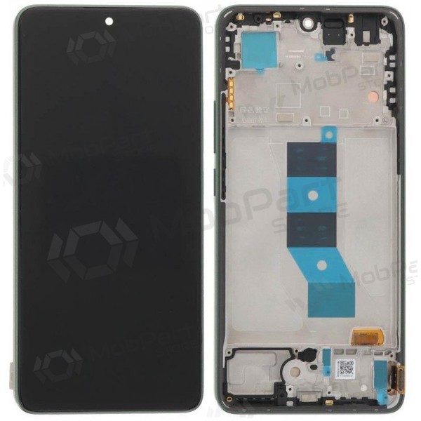 Xiaomi Poco M7 Pro screen (black) (with frame) (original)