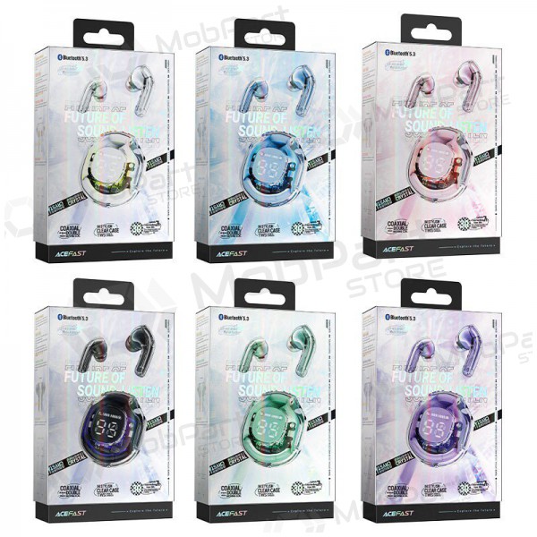 Wireless headphones Acefast T8 TWS (pink lotus)