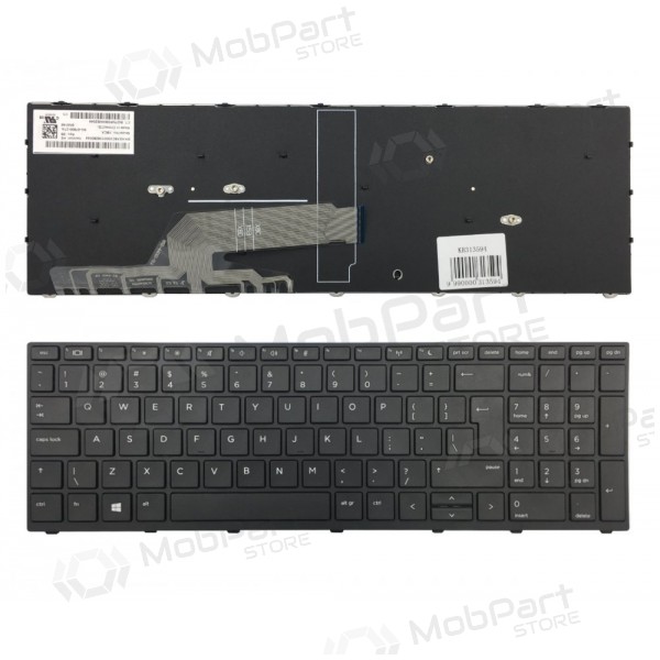HP: Probook 450 G5, 455 G5, 470 G5 keyboard with frame HP: Probook 450 G5, 455 G5, 470 G5 keyboard with frame