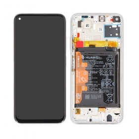 Huawei P40 Lite screen (Breathing Crystal) (with frame and battery) (service pack) (original)