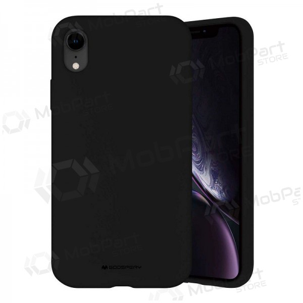 Samsung A225 Galaxy A22 4G case Mercury Goospery "Silicone Case" (black) Samsung A225 Galaxy A22 4G case Mercury Goospery "Silicone Case" (black)