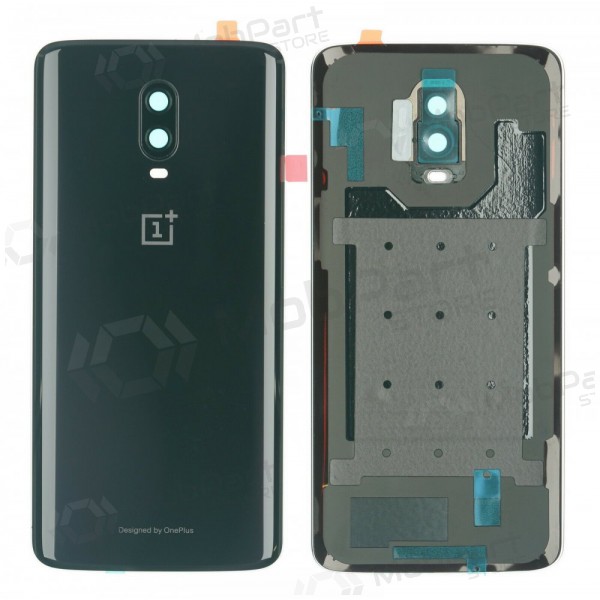 OnePlus 6T back / rear cover black (Midnight Black) (used grade B, original)