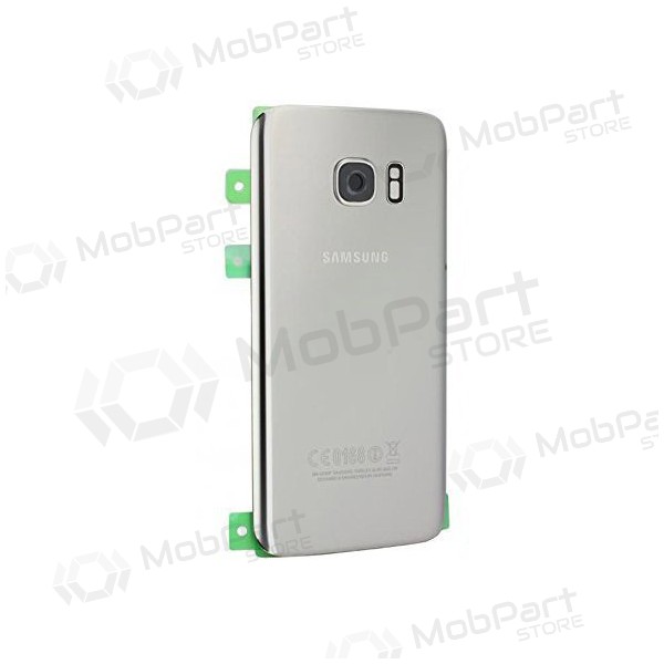 Samsung G930F Galaxy S7 back / rear cover (silver) (used grade B, original)