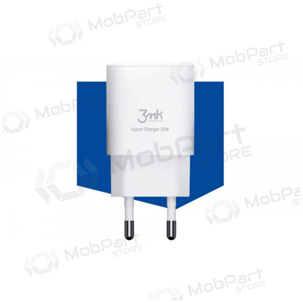 Charger 3MK HyperCharger 20W 1xUSB-C + 1xUSB-A PD/QC