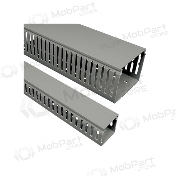 Plastic perforated duct Kopos RK 30x40_LD (grey, 30x40mm, 2m)