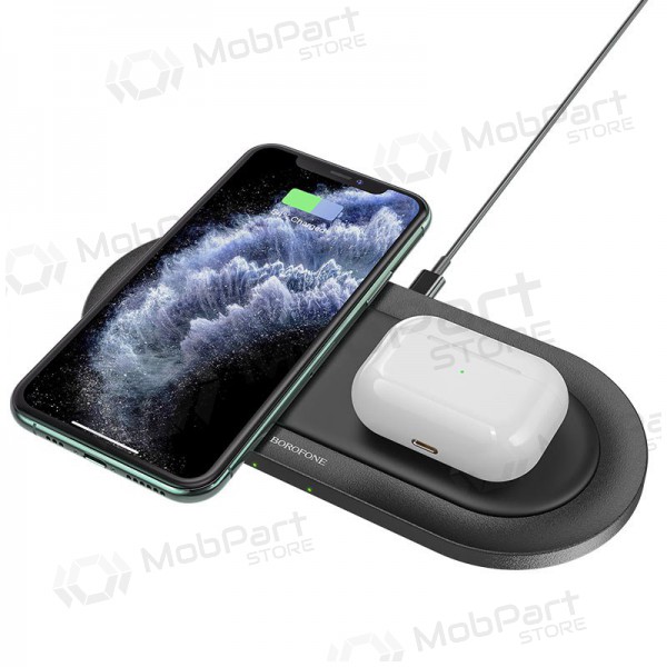 Charger wireless Borofone BQ7 Prominent Dual (10W) (black)