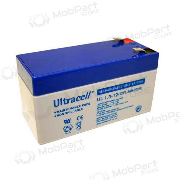 Battery Ultracell UL1.3-12 (1.3 Ah, 12V)
