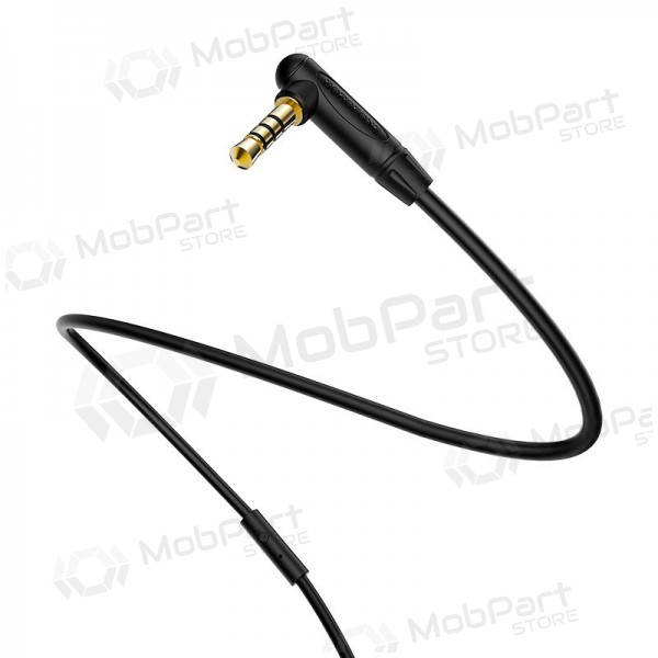 Audio adapter 3,5mm į 3,5mm Borofone BL5 AUX (black) Audio adapter 3,5mm į 3,5mm Borofone BL5 AUX (black)