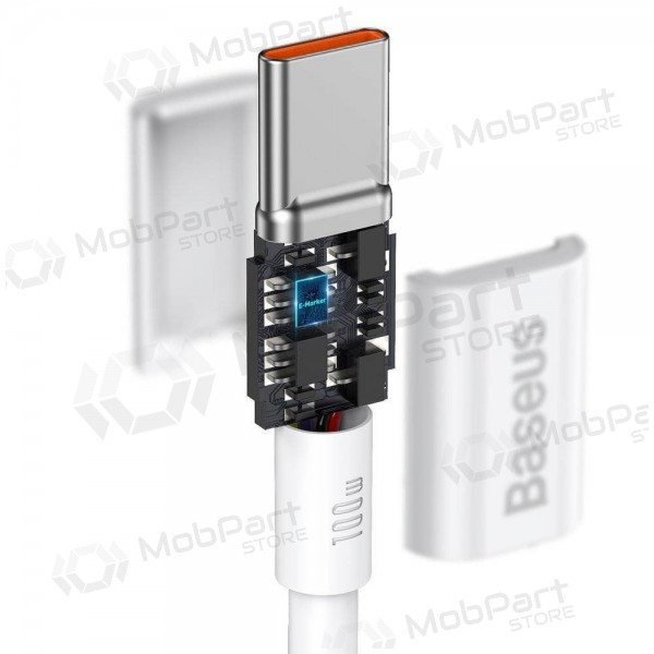 Cable Baseus Superior Type-C - Type-C 100W 1.0m (white) CATYS-B02