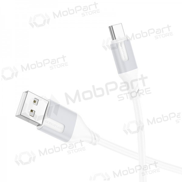 USB-C cable Borofone BX101 USB-A to USB-C 1 m white