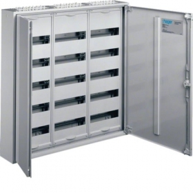 Surface-mounted modular enclosure Hager FWB53 (180 modules, IP44, metal, 800x800x161)