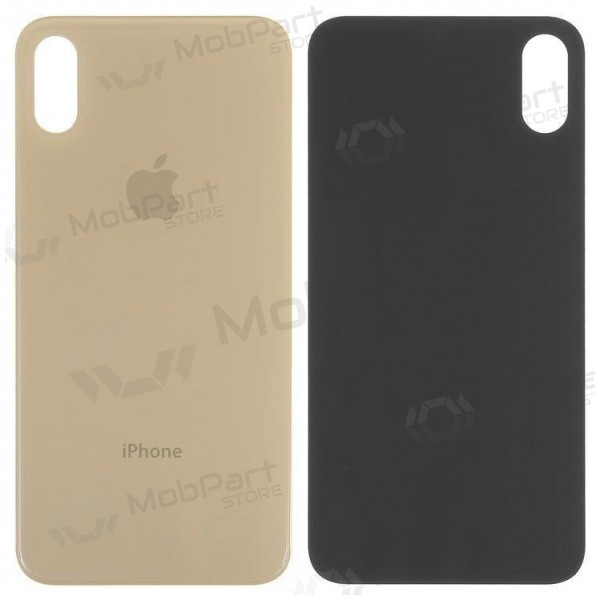 Apple iPhone XS back / rear cover (gold) (bigger hole for camera) Apple iPhone XS back / rear cover (gold) (bigger hole for camera)