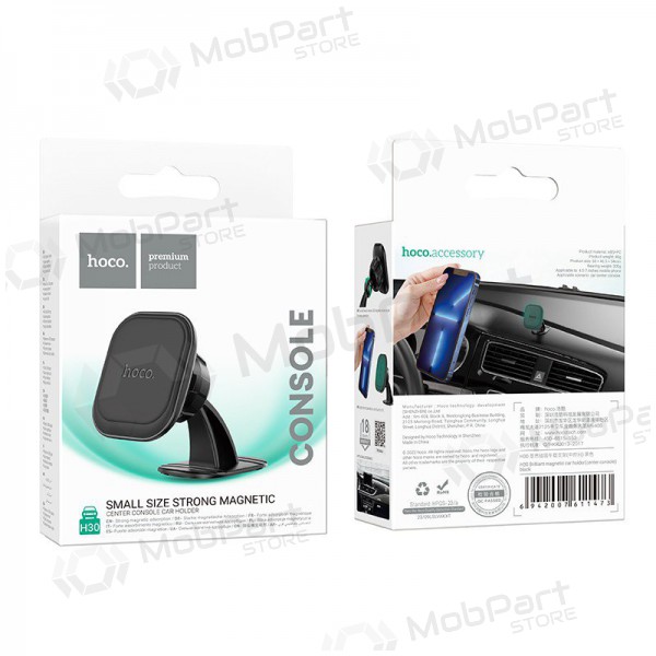 Car phone holder Hoco H30 tvirtinamas ant prietaisų skydelio magnetinis