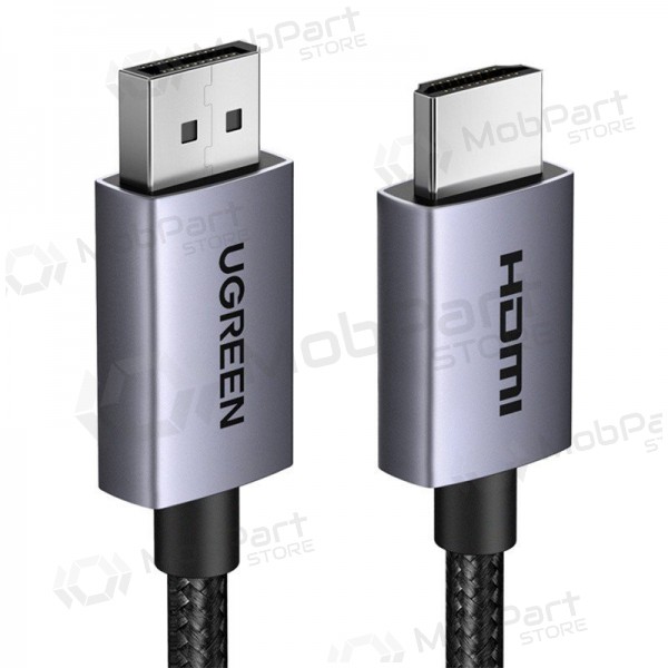HDMI cable Ugreen DP125 DisplayPort to HDMI 2 m 4K 30 Hz black