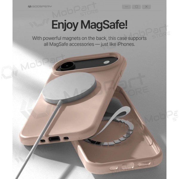 Apple iPhone Air case Mercury "Pure Magsafe Silicon Case" (rose sand)