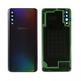 Samsung A705 Galaxy A70 2019 back / rear cover (black) (used grade C, original)