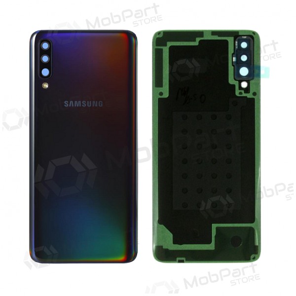 Samsung A705 Galaxy A70 2019 back / rear cover (black) (used grade C, original) Samsung A705 Galaxy A70 2019 back / rear cover (black) (used grade C, original)
